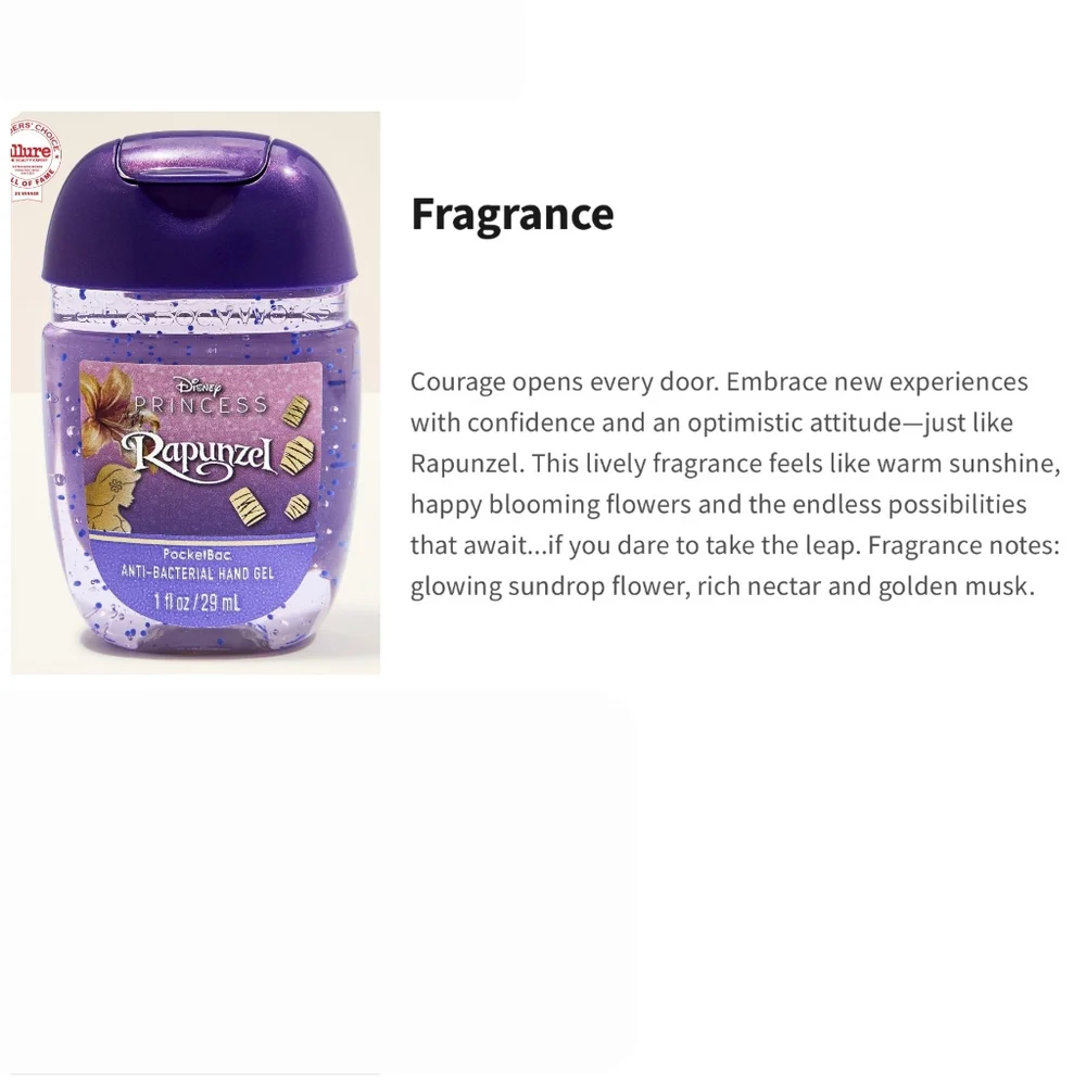 👑🤲NWT‼️Bath & Body Works Disney Princess Light-up Castle Holder w/ Sanitizers